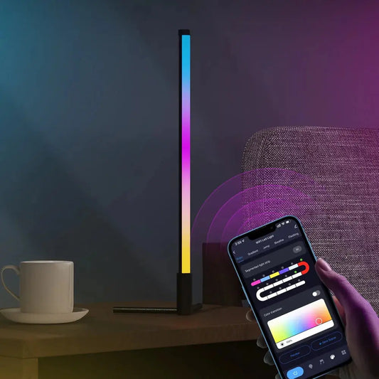 1PC Corner Floor Lamp, Smart RGB LED corner lights with Remote and App control, for Living RoomBedroom Playroom ,Easy to Install CHEN YAN LIGHT Store