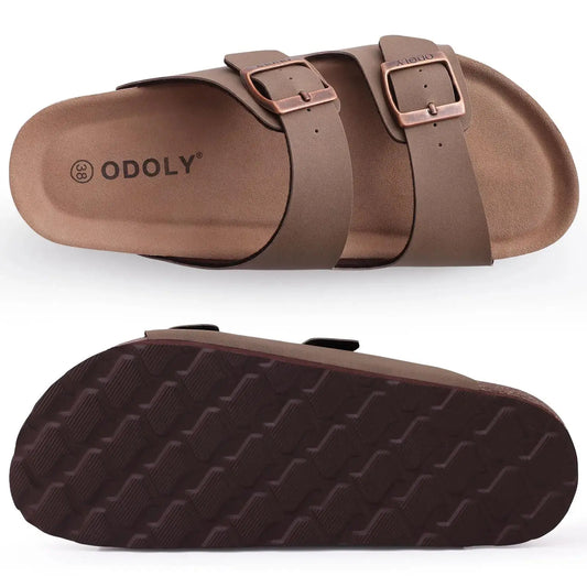 Bebealy™ NomadStep Womens Sandals – Lightweight Cork Slides - Aussie Home Decor
