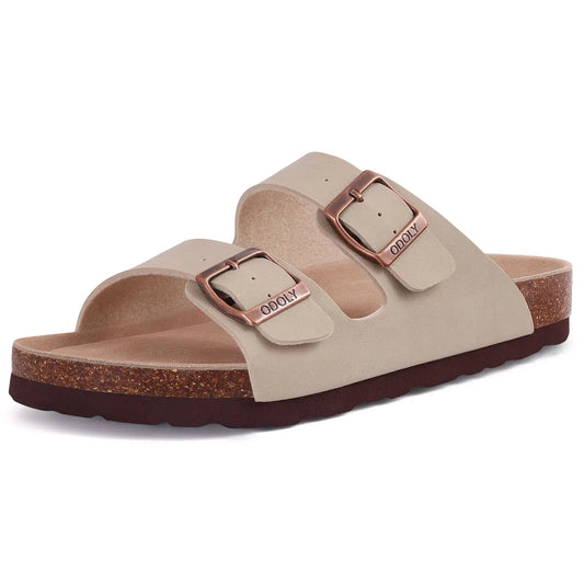 Bebealy™ NomadStep Womens Sandals – Lightweight Cork Slides - Aussie Home Decor
