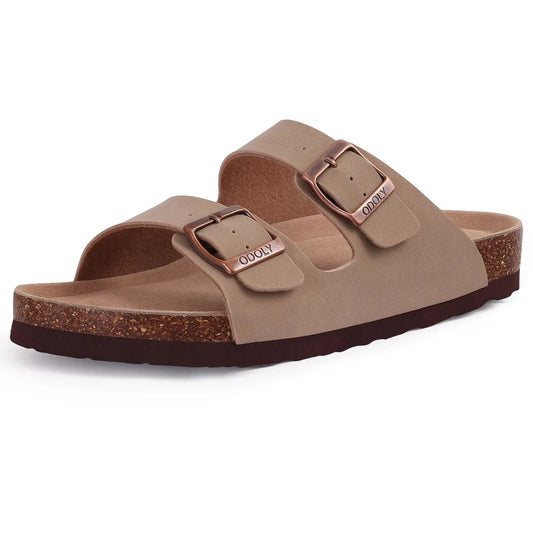 Bebealy™ NomadStep Womens Sandals – Lightweight Cork Slides - Aussie Home Decor