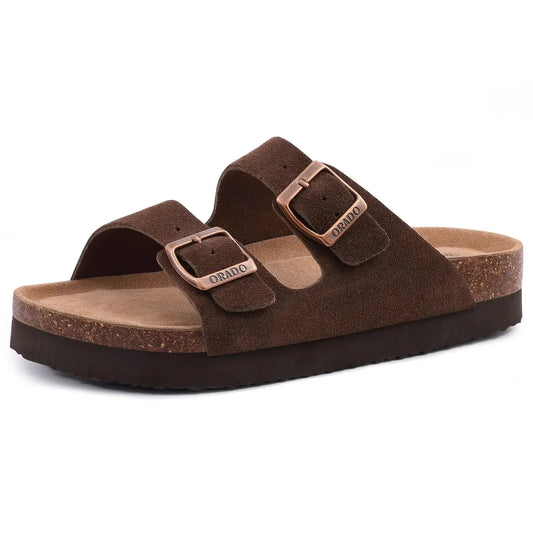 Bebealy™ NomadStep Womens Sandals – Lightweight Cork Slides - Aussie Home Decor