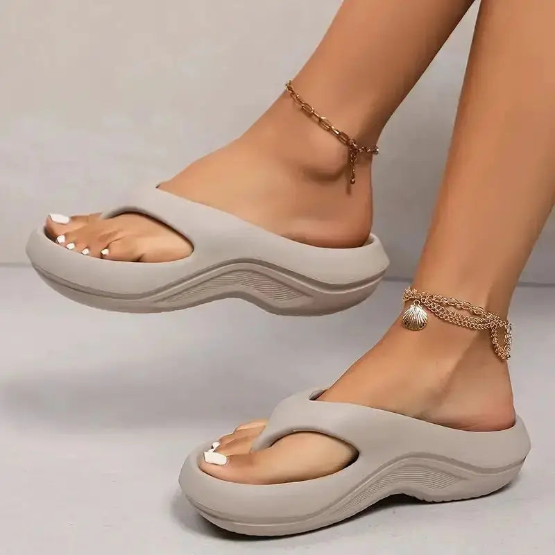 CloudStep™ EVA Platform Flip Flops – Women’s Summer Sandals Aussieehomedecor