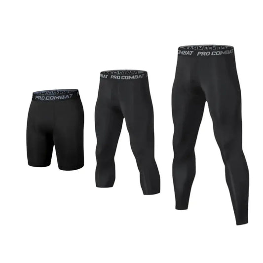 CoreFlex™ Men's Compression Tights – Cool-Dry Performance Leggings Pure Fitness Store