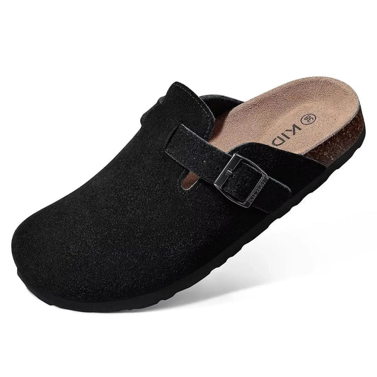 CrestaWalk™ Cork Arch-Support Mules – Unisex Suede Clogs for Comfort & Style Cresta Official Store
