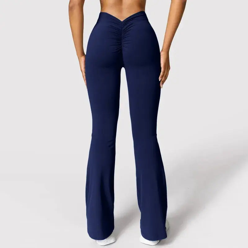CurveSculpt™ V-Back Leggings – High-Waist Push-Up Gym Pants for Women | Aussiehomedecor