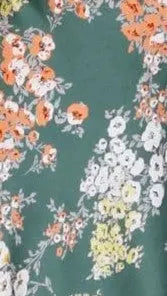 Dreamers Midi Dress - Green Floral Aussiehomedecpr