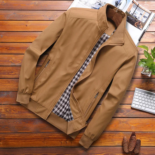 AeronEdge™ Men's Slim Fit Bomber Jacket - Aussie Home Decor