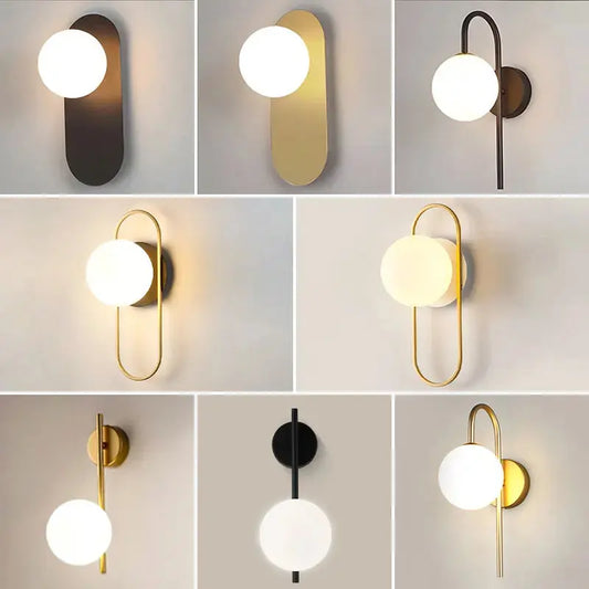 Interior LED Wall Lamps Wall Lights with G9 Bulb for Bedroom Black Gold  LED Wall Lamps Wall Sconce for Home Luminuaire Lighting Aussiehomedecor