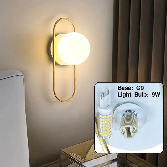 Interior LED Wall Lamps Wall Lights with G9 Bulb for Bedroom Black Gold  LED Wall Lamps Wall Sconce for Home Luminuaire Lighting Aussiehomedecor
