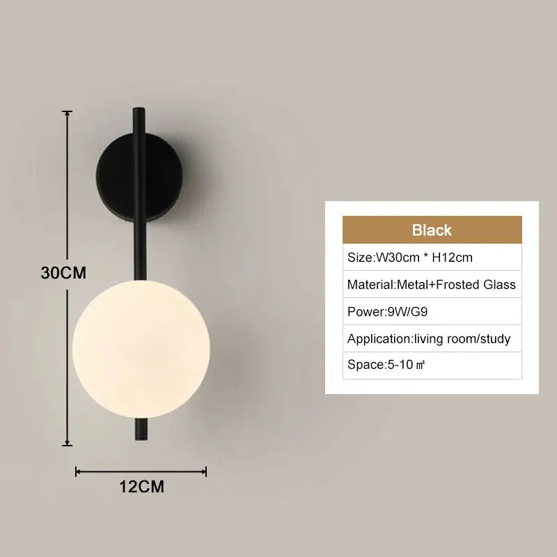 Interior LED Wall Lamps Wall Lights with G9 Bulb for Bedroom Black Gold  LED Wall Lamps Wall Sconce for Home Luminuaire Lighting Aussiehomedecor