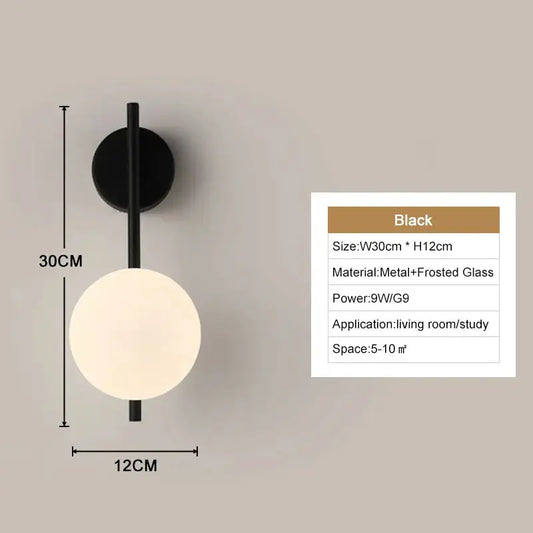 Interior LED Wall Lamps Wall Lights with G9 Bulb for Bedroom Black Gold  LED Wall Lamps Wall Sconce for Home Luminuaire Lighting Aussiehomedecor