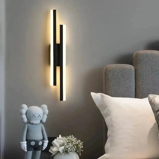 Luminara™ LineGlow LED Wall Lamp – Modern Copper Pipe Light Fixture Aussiehomedecor