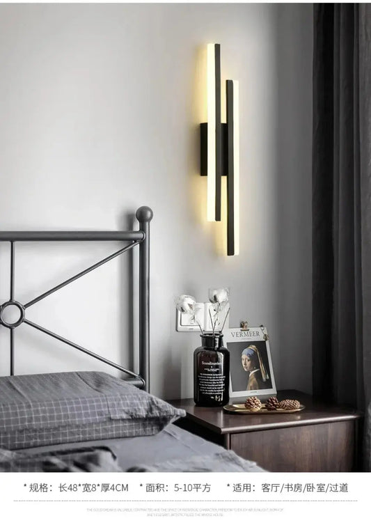 Luminara™ LineGlow LED Wall Lamp – Modern Copper Pipe Light Fixture Aussiehomedecor