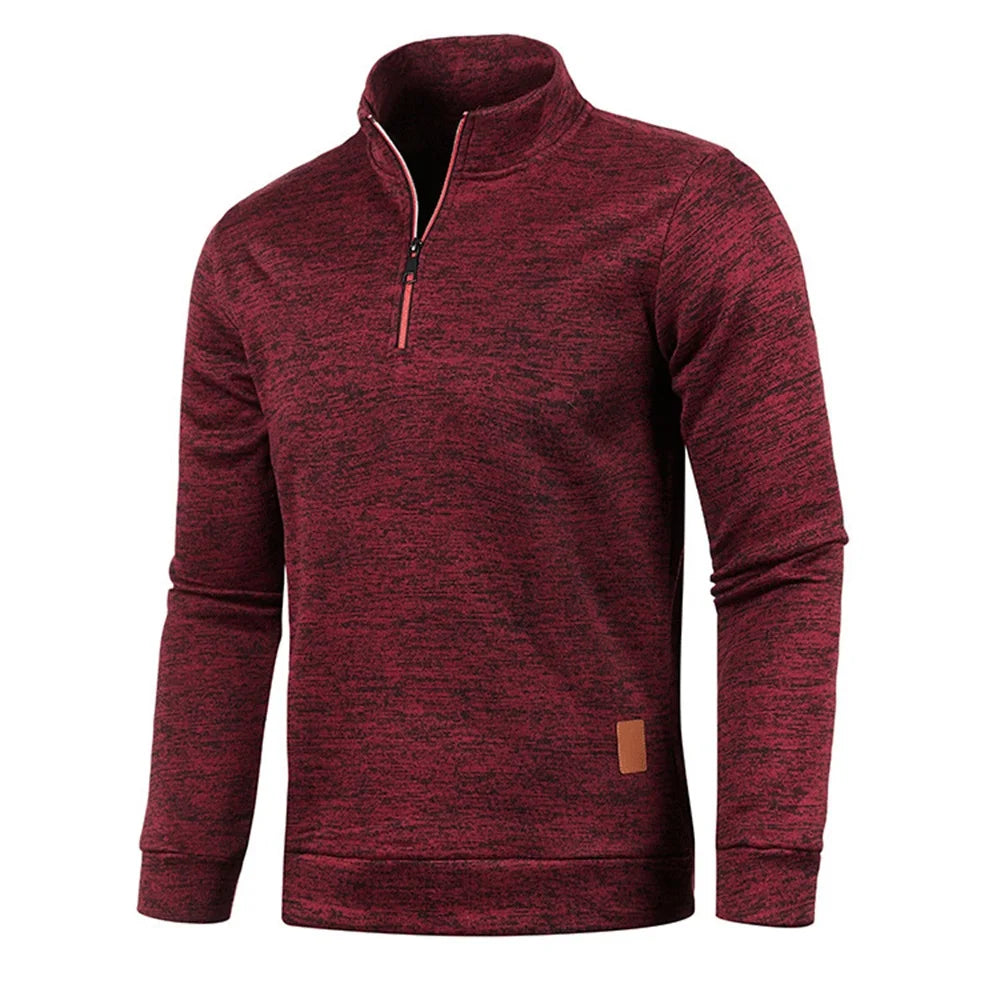 CoreLayer™ Men's Half-Zip Turtleneck Sweatshirt - Aussie Home Decor