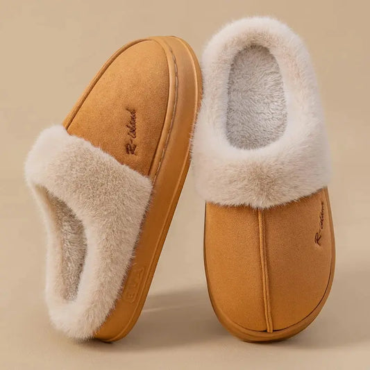 SnugSteps™ Unisex Winter Fluffy Slippers – Ultra Soft Indoor Home Slides Aussiehomedecor