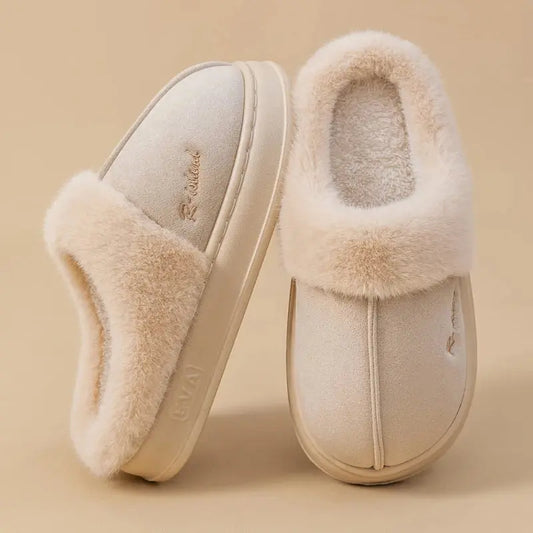 SnugSteps™ Unisex Winter Fluffy Slippers – Ultra Soft Indoor Home Slides Aussiehomedecor