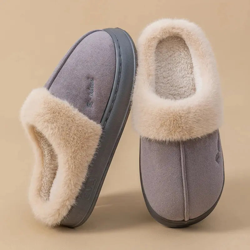 SnugSteps™ Unisex Winter Fluffy Slippers – Ultra Soft Indoor Home Slides Aussiehomedecor