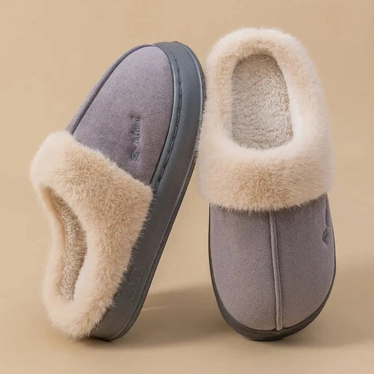 SnugSteps™ Unisex Winter Fluffy Slippers – Ultra Soft Indoor Home Slides Aussiehomedecor