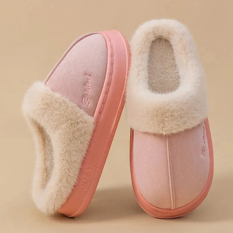 SnugSteps™ Unisex Winter Fluffy Slippers – Ultra Soft Indoor Home Slides Aussiehomedecor