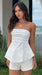 Tory Strapless Top - White aussiehomedecor