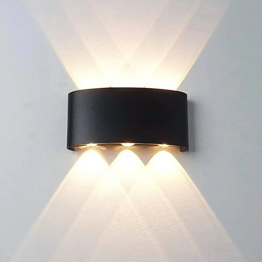 DuoGlow LED Wall Lamp  – Modern Up & Down Indoor/Outdoor Light 
