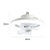 Electric Fan Light 48/60W E27 Lamp Holder 3-Gear Dimmable for Home Children Room