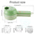 4 in 1 Handheld Electric Vegetable Cutter Set, Wireless Hand Held Food Processor