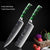 Kitchen Knife Set German Steel Japanese Damascus Pattern Cleaver Chef Knives