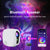  Wifi/Bluetooth Galaxy Star Projector Night Light Bluetooth Starry Sky Projector Bedroom Lamp